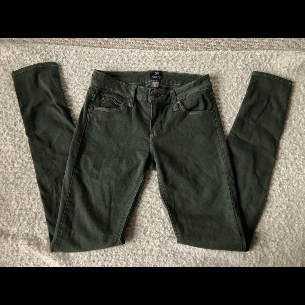 Just Black Green Jeans